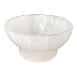 Selenite Bowl with stand
